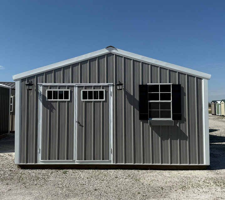 Custom Reverse Gable Storage Building